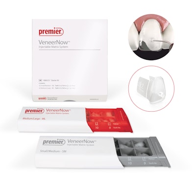The VeneerNow Injectable Matrix System. Image courtesy of Premier Dental.