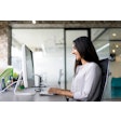 Woman Computer Office Mangostar