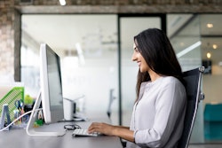 Woman Computer Office Mangostar