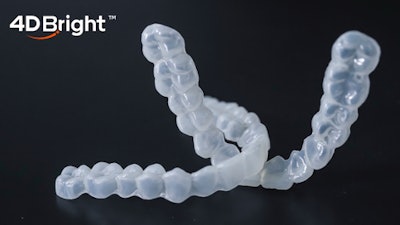 The 4D Bright Aligner. Image courtesy of LuxCreo.