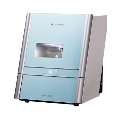 The DGShape DWX-43W wet milling machine. Image courtesy of Roland DG Corporation.