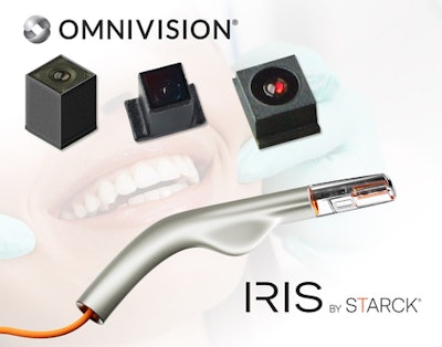 Omnivision has partnered with Biotech Dental to develop highly accurate 3D intraoral scanners. Image and caption courtesy of Omnivision.
