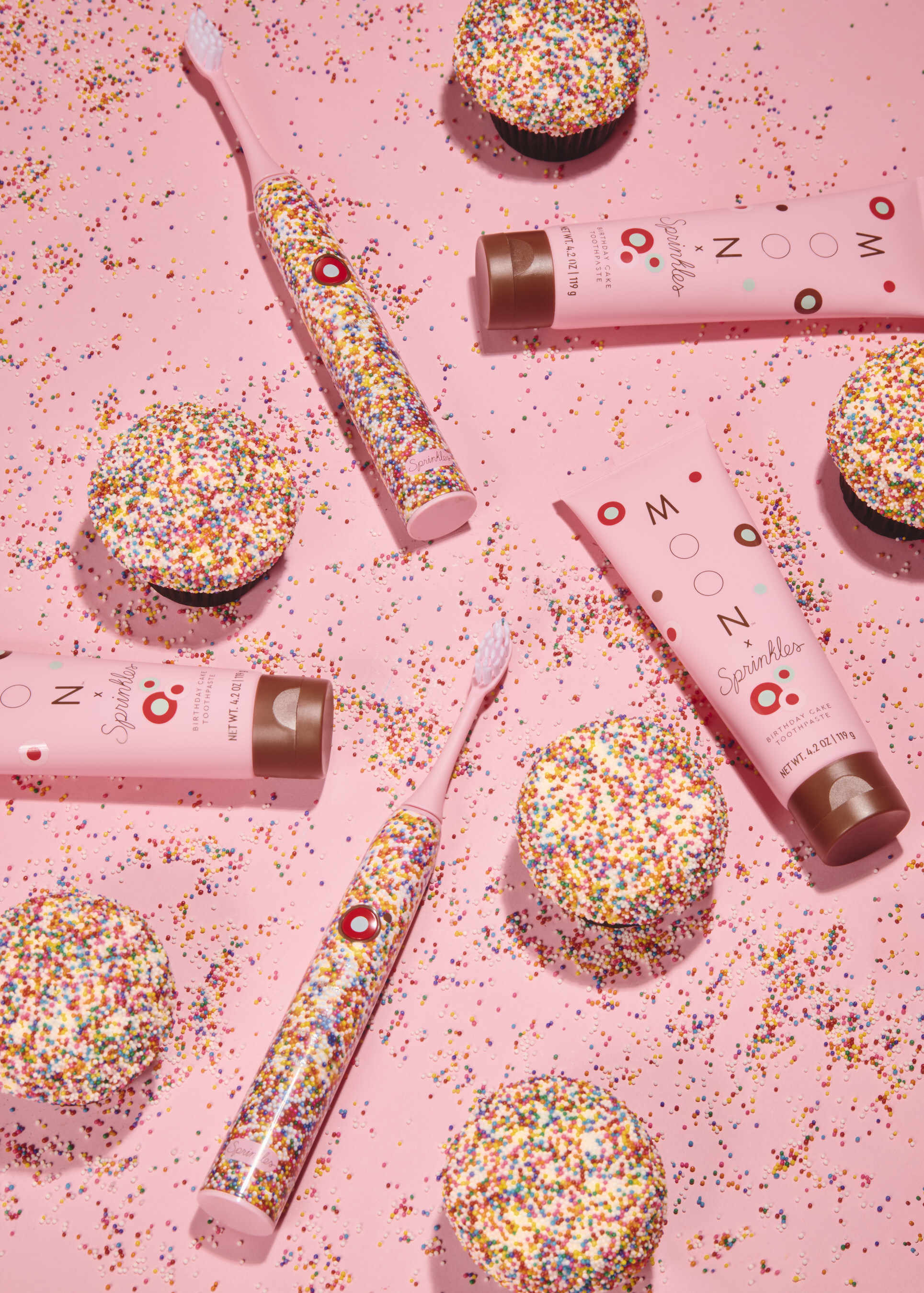 The Moon x Sprinkles collection. Image and caption courtesy of Moon and Sprinkles.