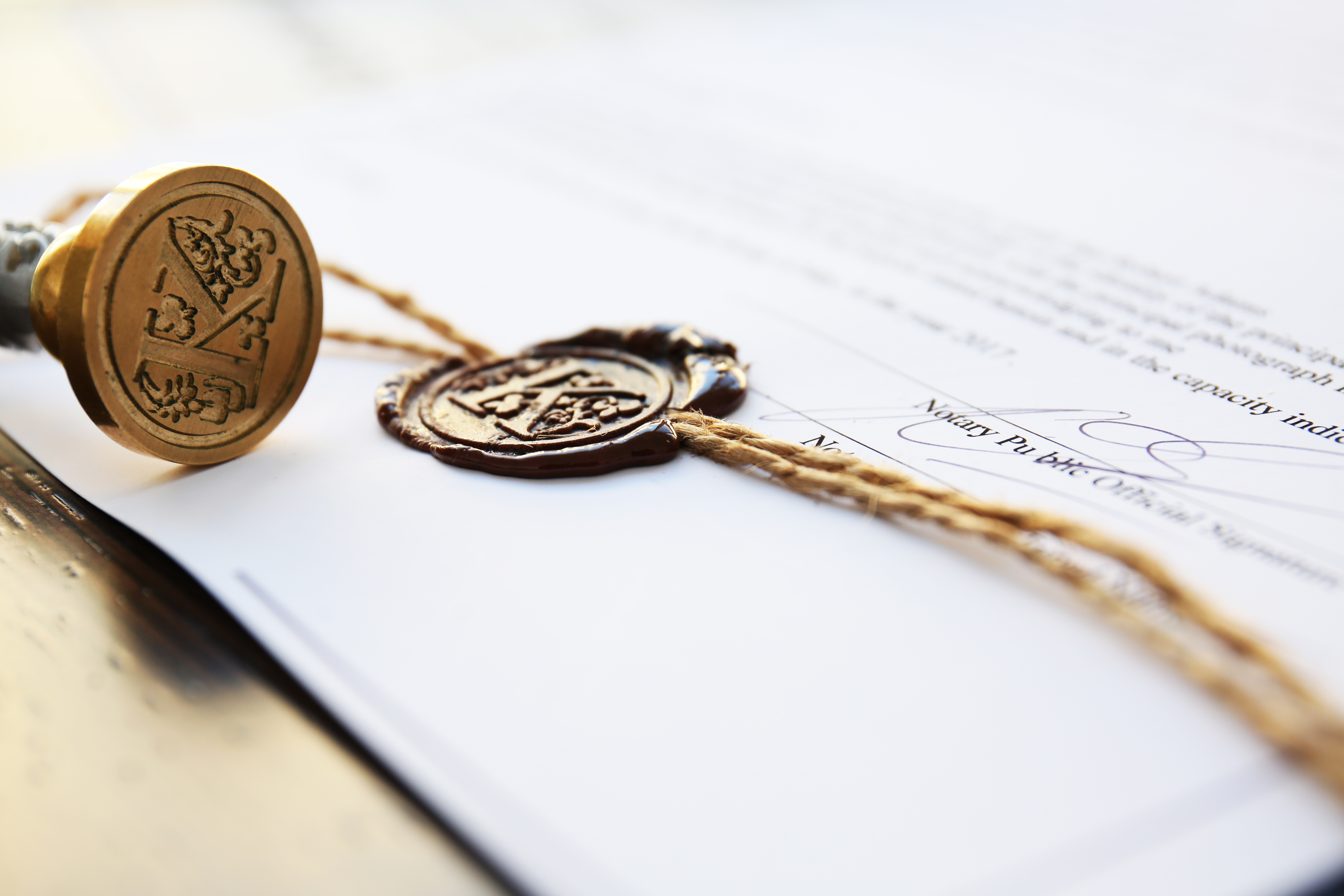 Notary Wax Stamp