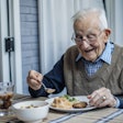 Older Man Eating Svetlana