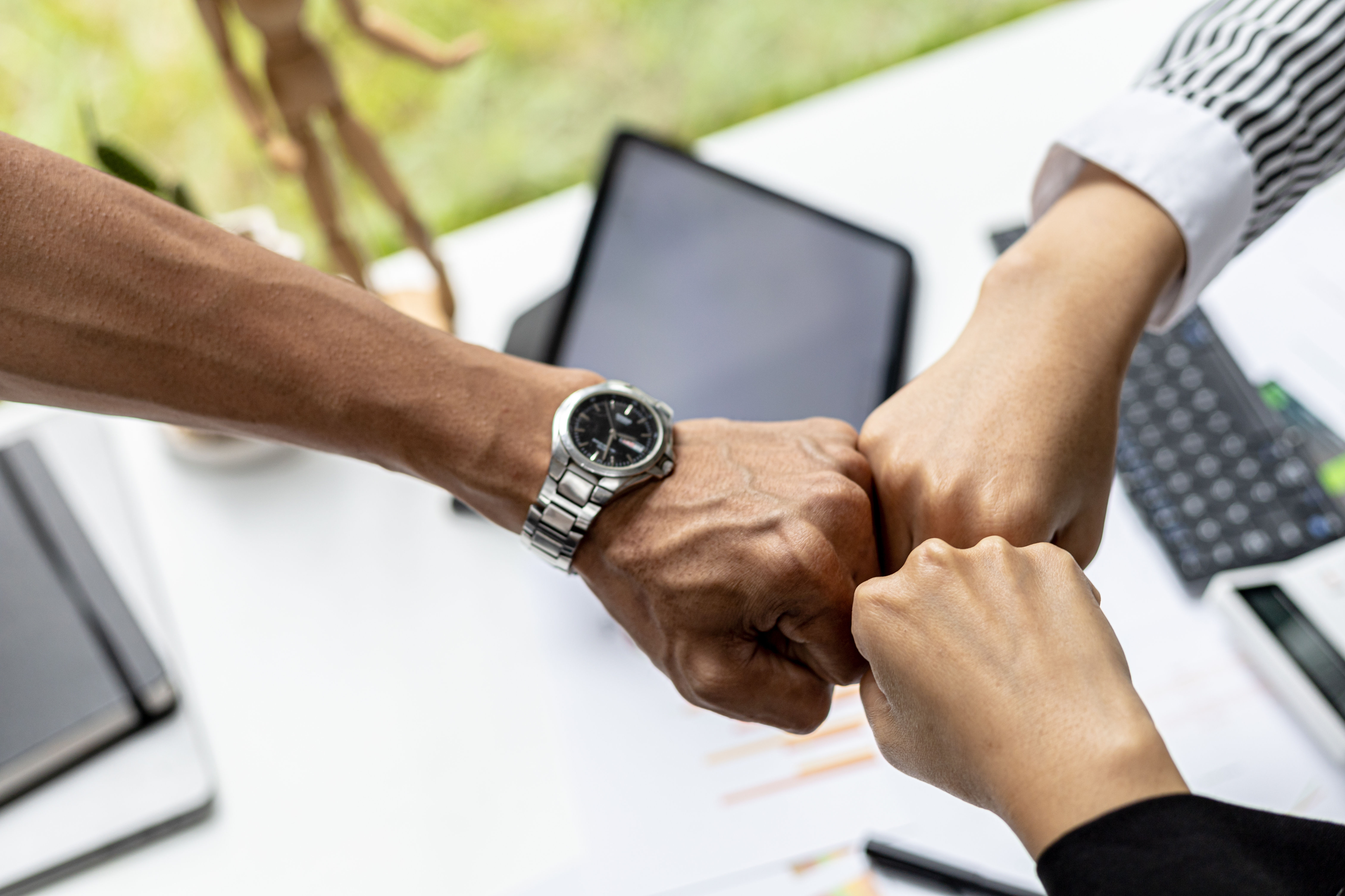 Joint Venture Fist Bump Kamiphotos