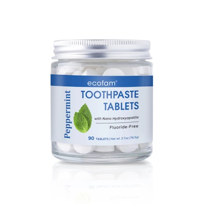 EcoFam Toothpaste Tablets. Image courtesy of EcoFam.
