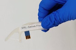 This dental floss pick has a sensor that can assess your stress level. Image courtesy of Atul Sharma and Nafize Ishtiaque Hossain.