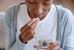 Woman Pill Water