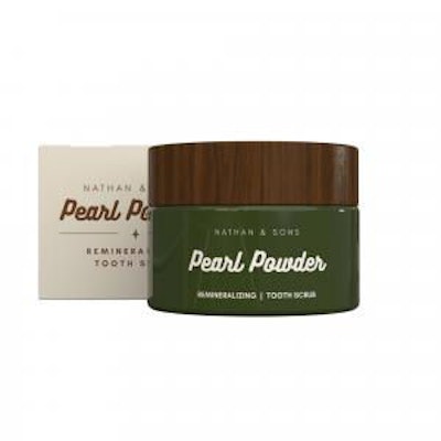 Nathan & Sons Pearl Powder Remineralizing Tooth Scrub.