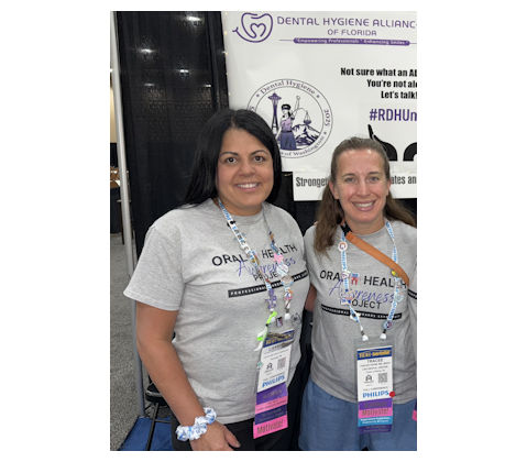 Lisandra Maisonet, RDH, and Tracee Dahm, RDH