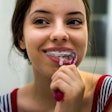 Teen Girl Brushing Dusan