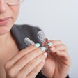 Woman Clear Aligner Closeup