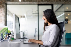 Woman Computer Office Mangostar