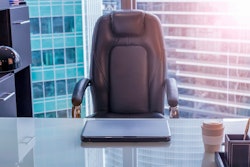 Empty Chair Exec Skyscrapers