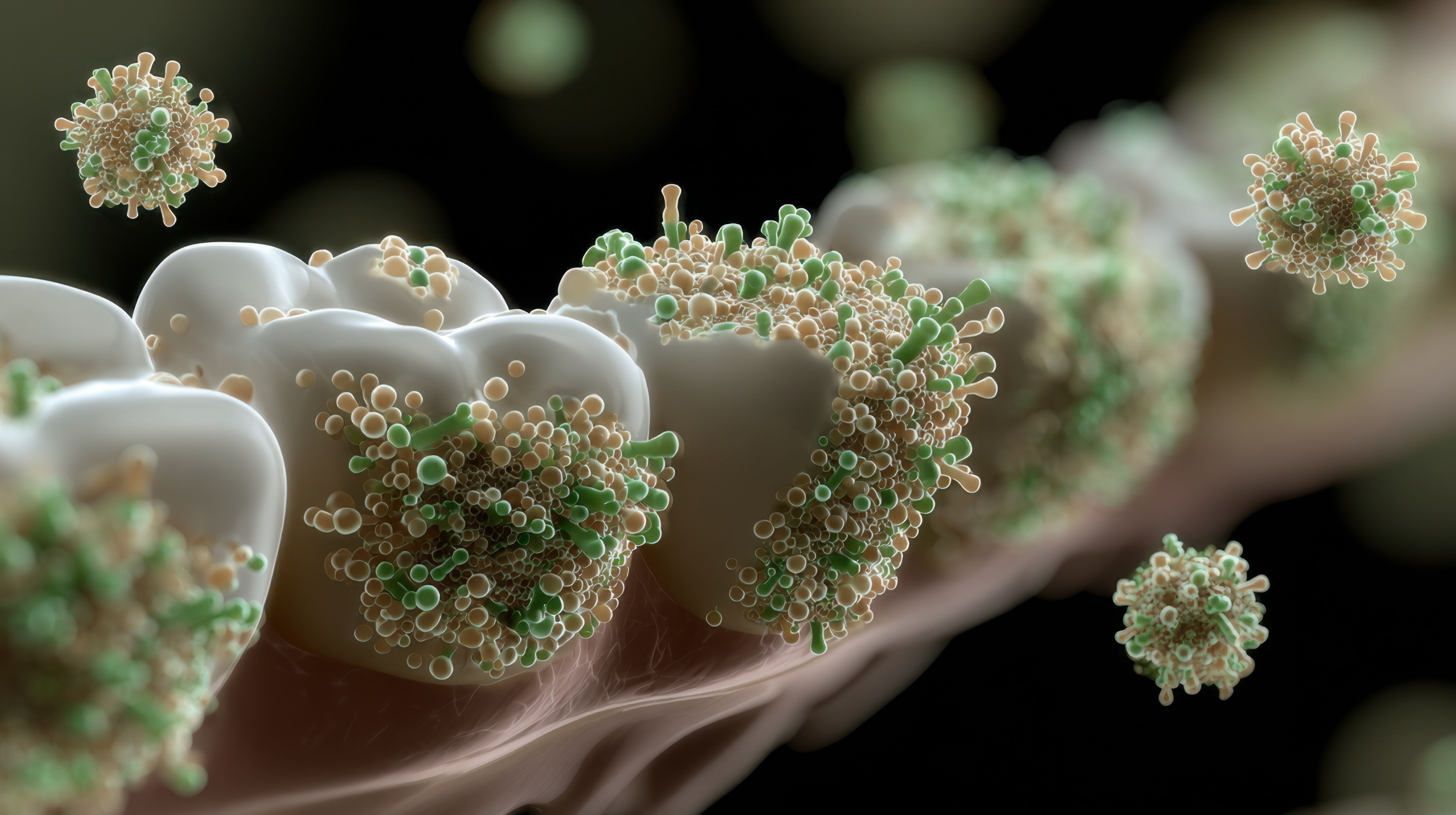 Bacteria Teeth Black Lion