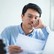 Man Stressed Bills