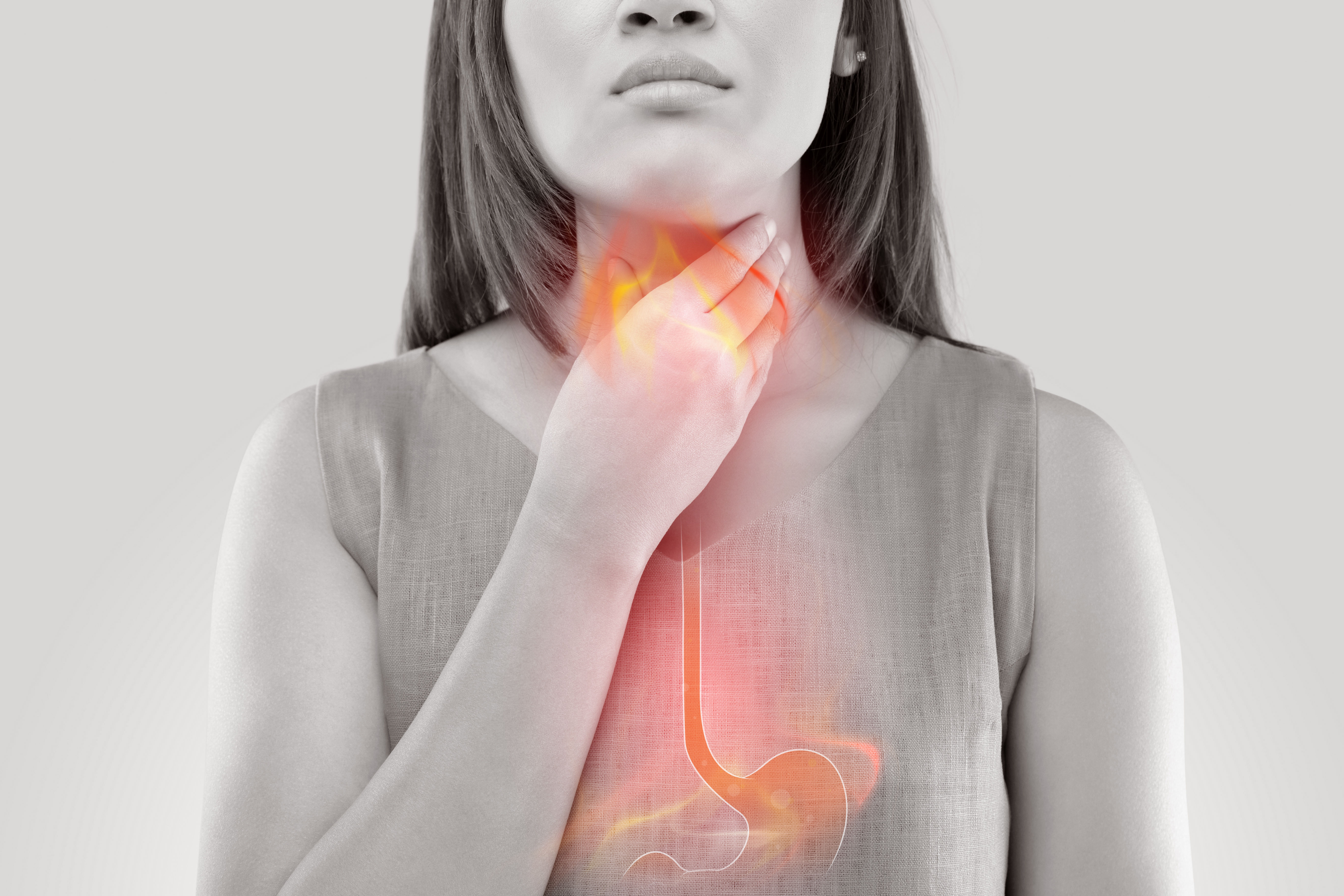 Woman Acid Reflux Eddows