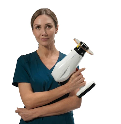Carestream's CS 2500P hand-held x-ray unit.