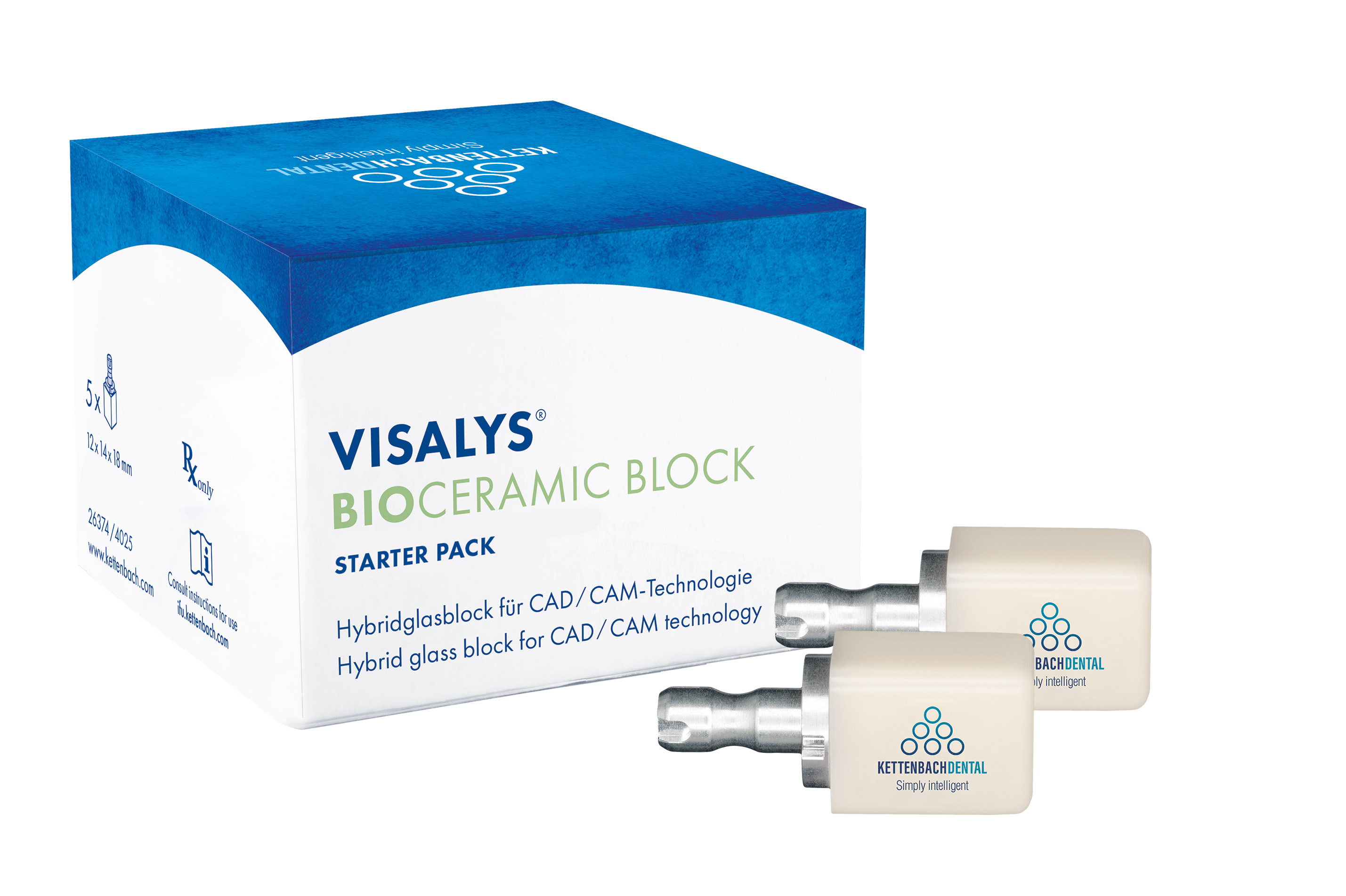 Kettenbach Dental's Visalys Bioceramic Block.