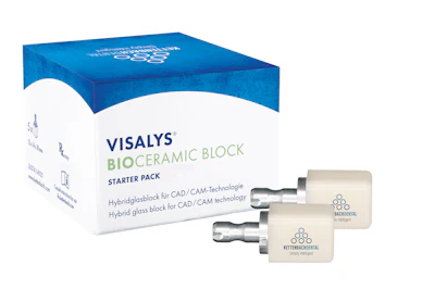 Kettenbach Dental's Visalys Bioceramic Block.