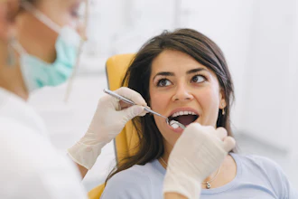 Woman Dental Check
