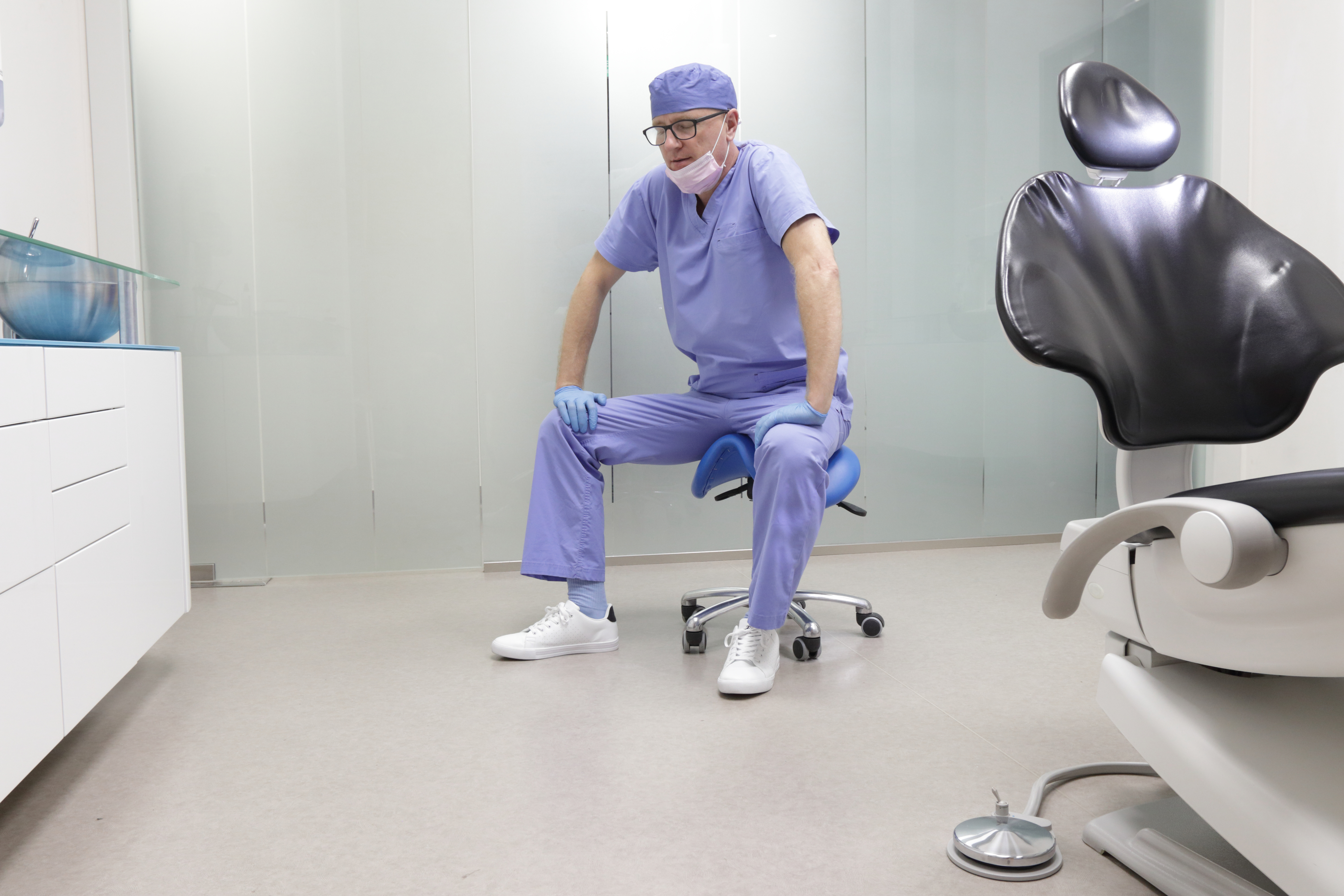 Burnout Man Dentist