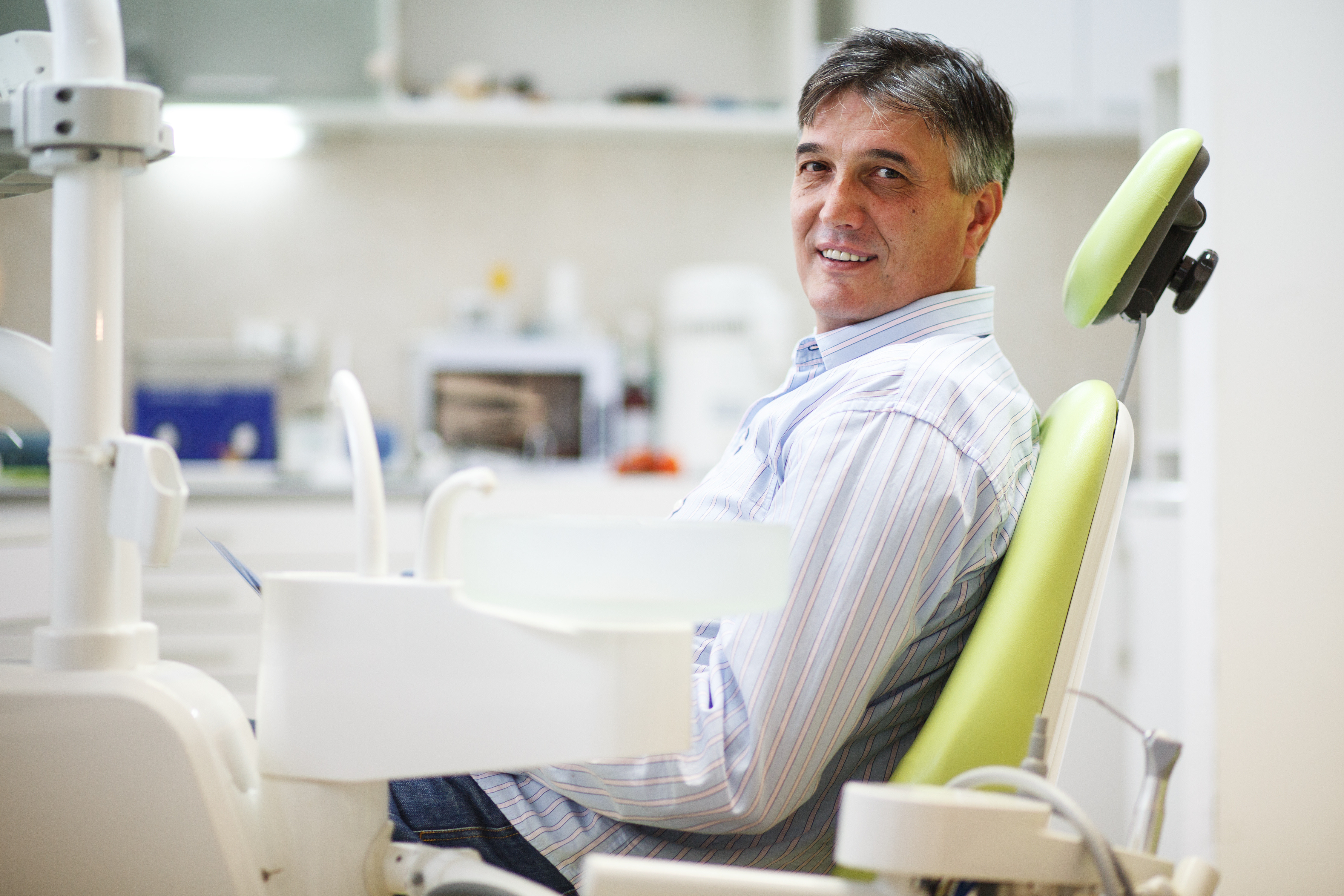 Male Patient Dental Chair