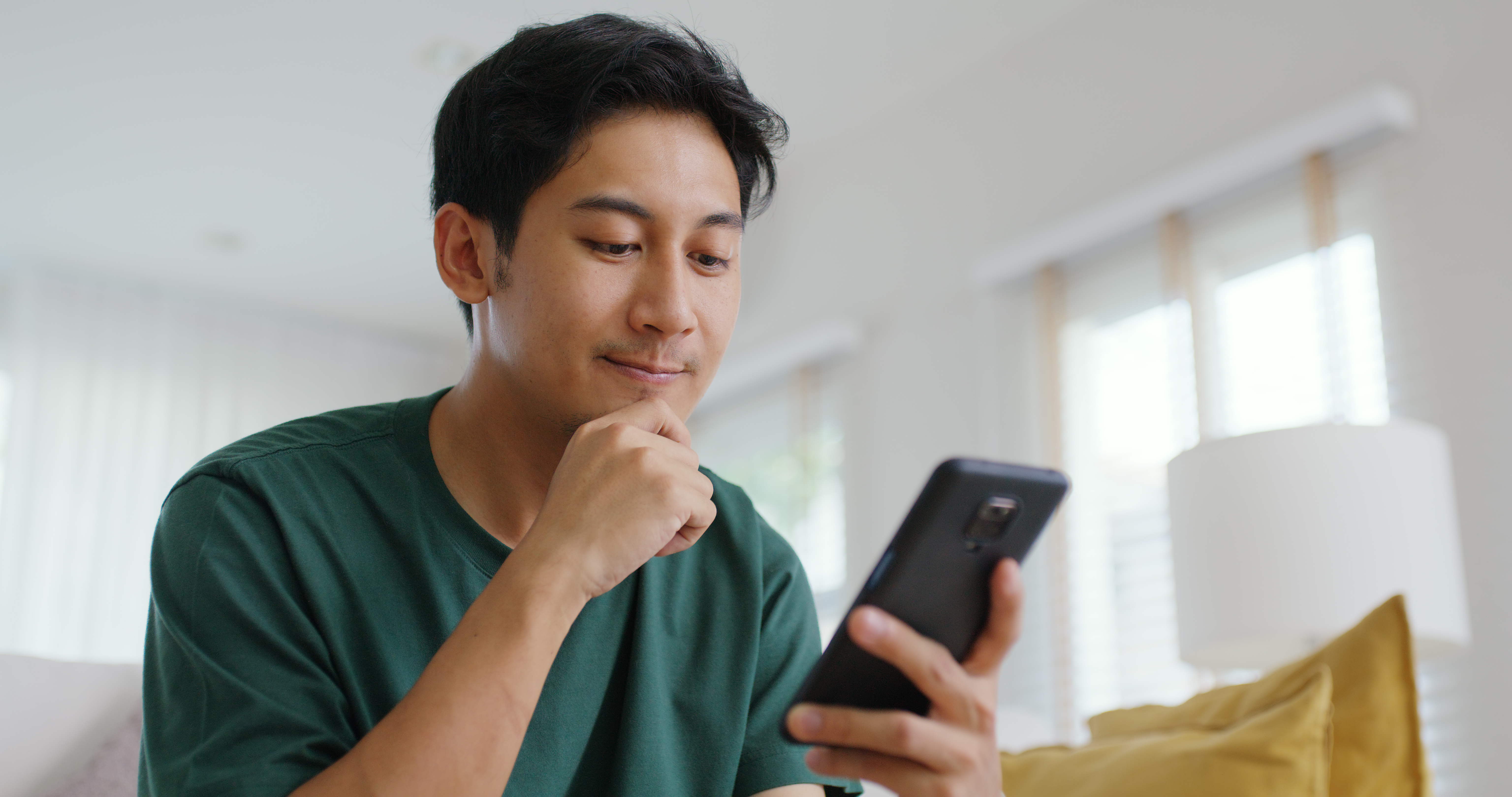 Man Phone Social Media