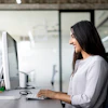 Woman Computer Office Mangostar