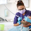 Woman Dentist Male Patient Luckybusiness