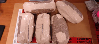 Prison officials seized 6.7 lb of tobacco.