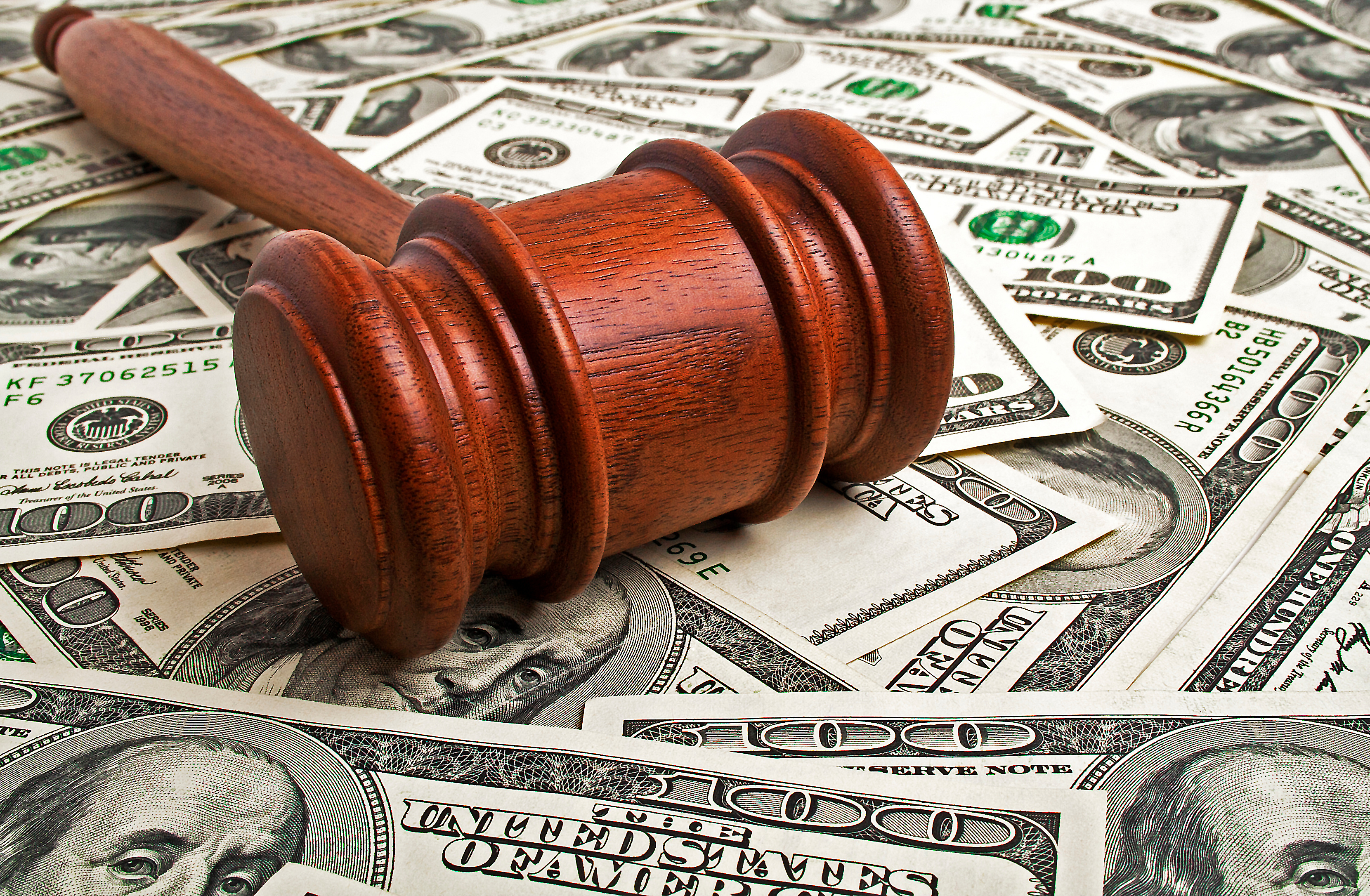 Lawsuit Gavel Money