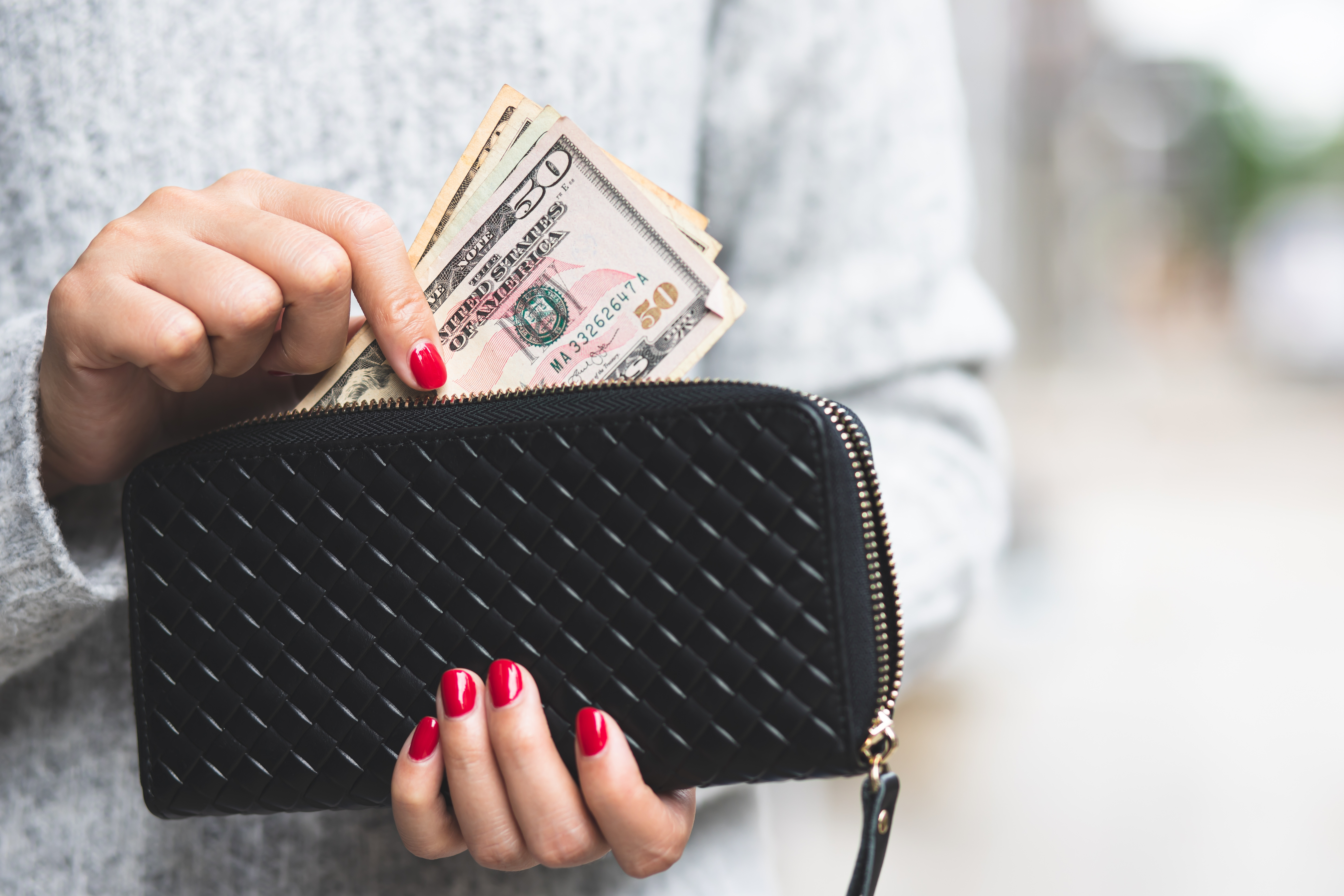 Woman Cash Purse Methaphum