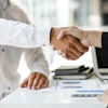 Business Handshake Merger David