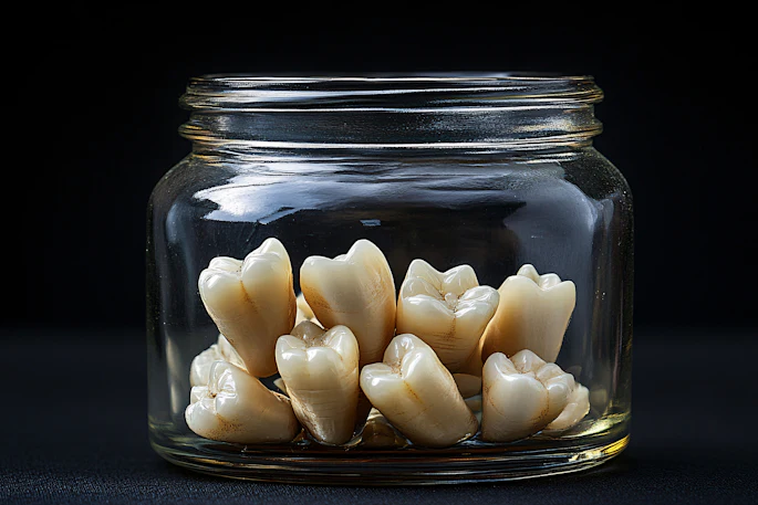 Human Teeth Jar Oleksandr