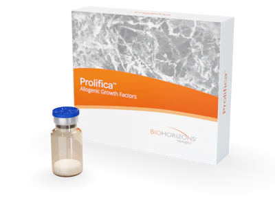 Prolifica Allogenic Growth Factors from BioHorizons.