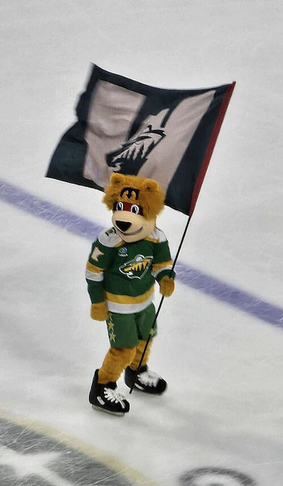 Nordy, Minnesota Wild's mascot.