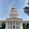 California State Capitol building with a blue-sky background.