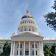 California State Capitol building with a blue-sky background.