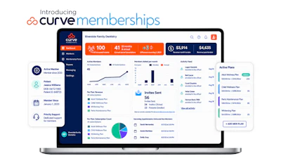 A screenshot of the Curve Membership dashboard.