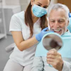 Dental Implant Older Man