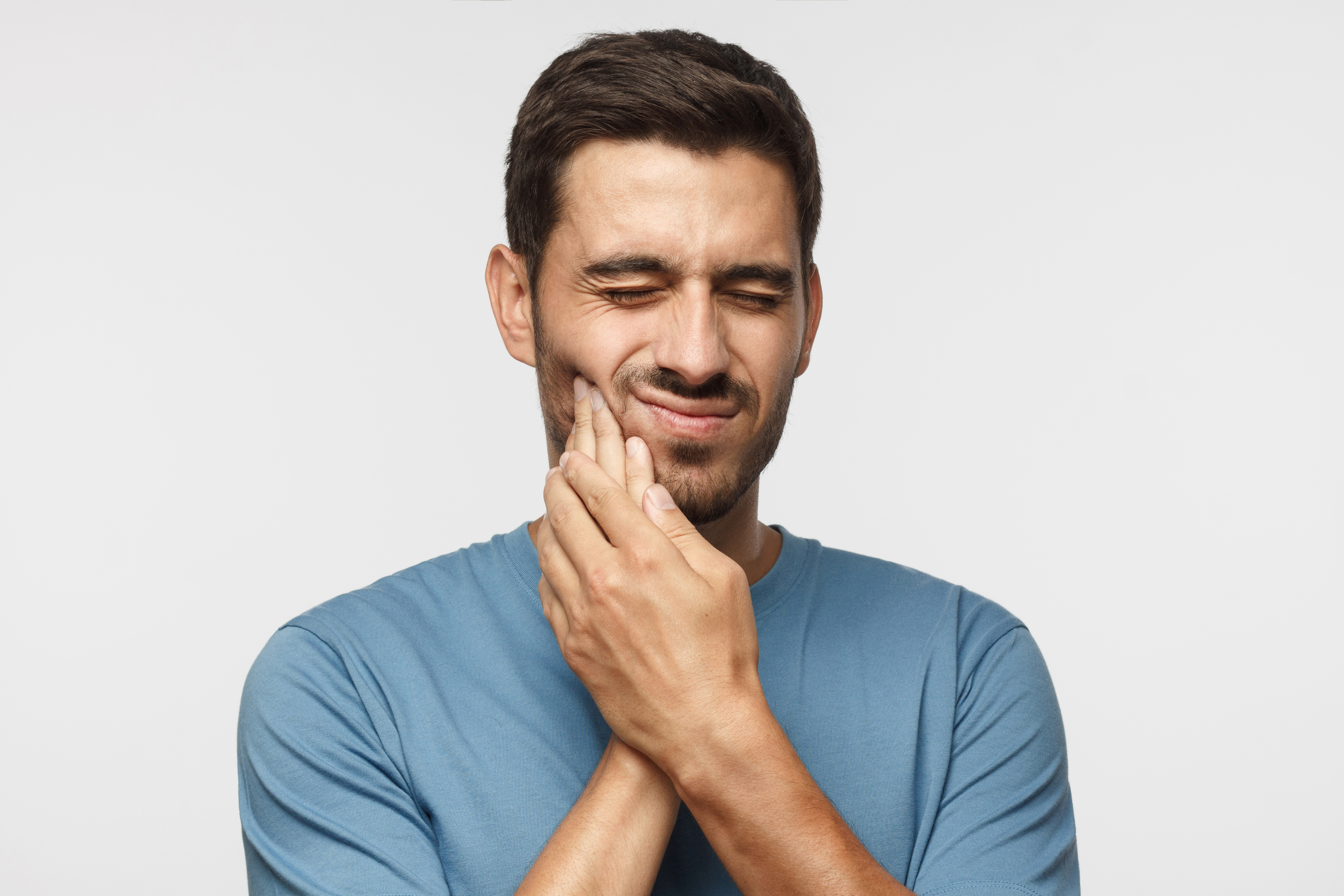 Man Jaw Tooth Pain