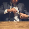 Man Stealing Bills Atstock Productions