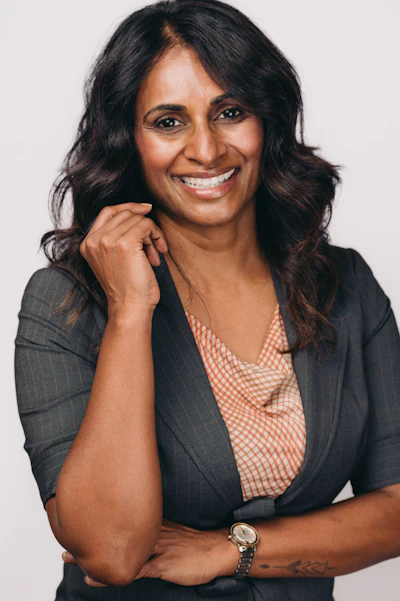 Headshot of Dr. Elsie Joel-Morse, founder and CEO of EJM Dental Studio.