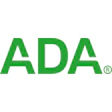 Green and white logo of the American Dental Association.