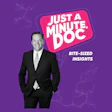 Cover image of the Just A Minute, Doc, YouTube series featuring Dr. Tom Giacobbi.